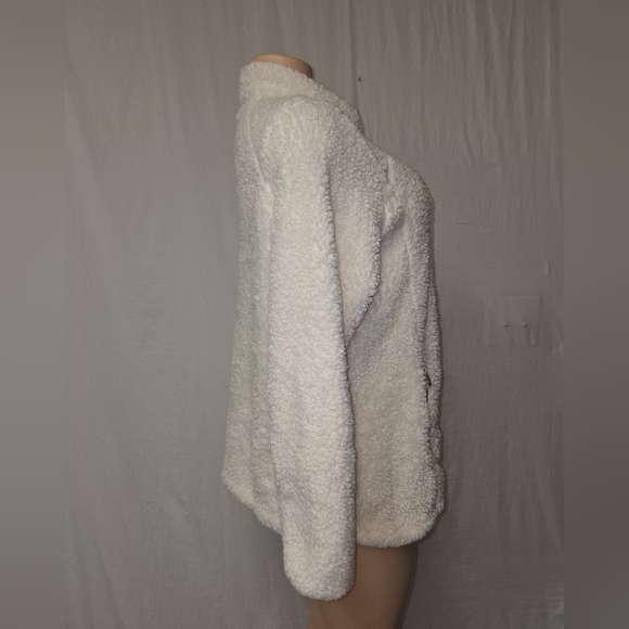 Adrienne Vittadini Off-White Teddy Jacket - Picture 6 of 16